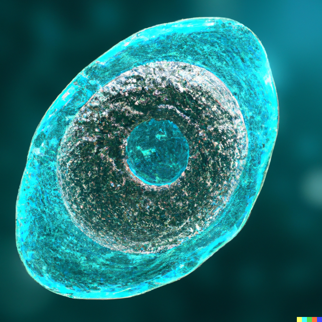 DALL·E 2023-08-16 17.01.31 - high resolution, microscopic image of a Treg cell with blue background, digital art